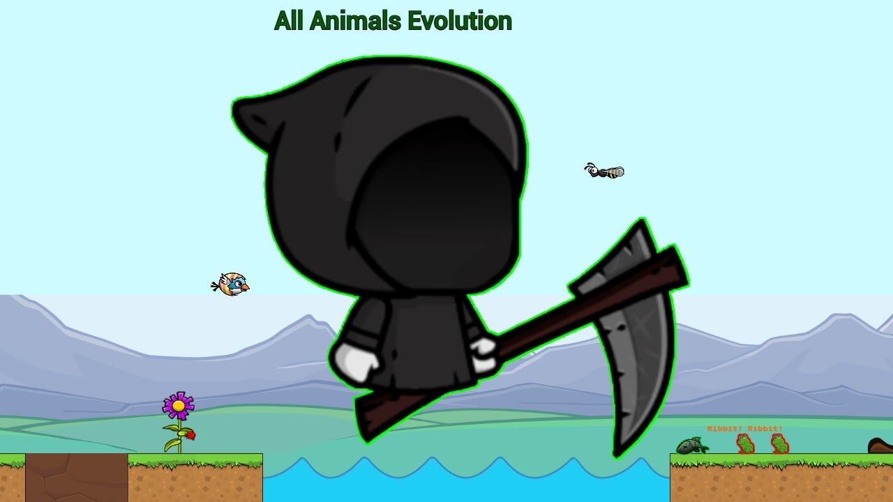 All Animals Evolution With Mysterious Reaper (EvoWorld.io)