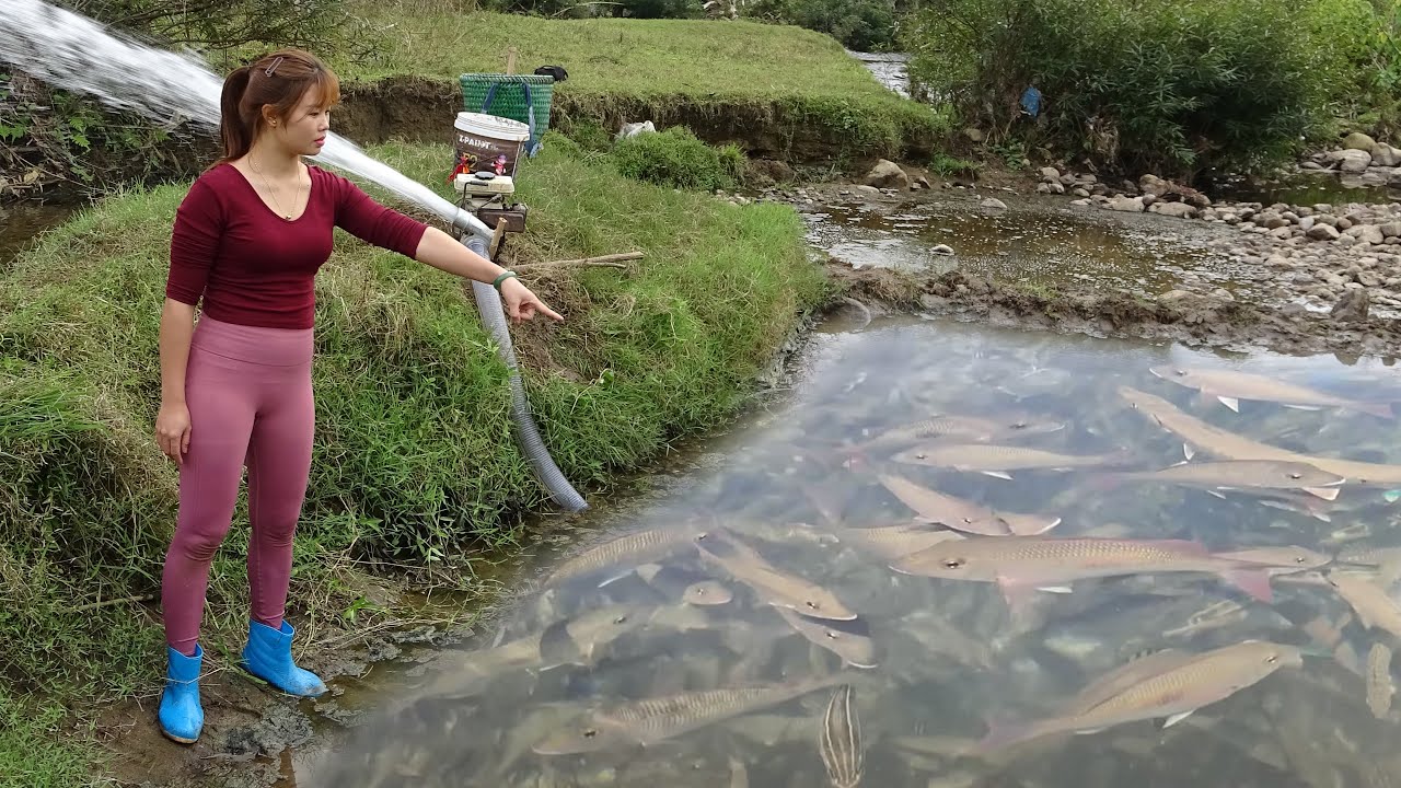 Best Fishing Videos: Wild Fishing, Fishing Techniques With a Pump, Catching a Lot of Big Fish