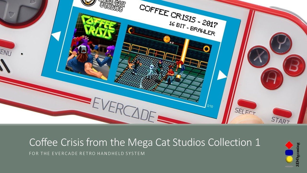 Evercade - Coffee Crisis (Mega Cat Studios Collection 1) Gameplay