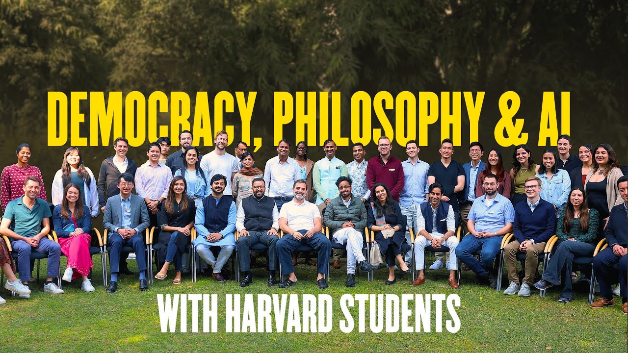 Harvard Unplugged - an insightful chat on Power, Philosophy & impact of AI | Rahul Gandhi