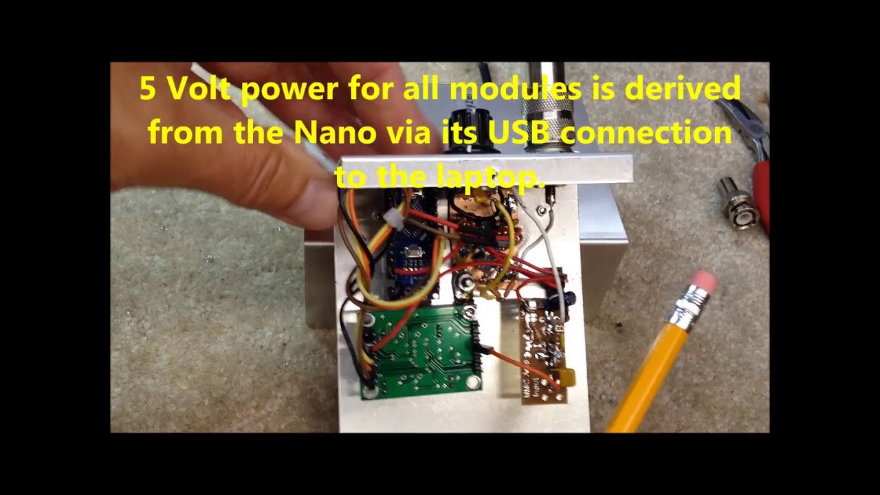 Homebrew Arduino/ AD9850 Antenna Analyzer-Sweeper K6BEZ's Design