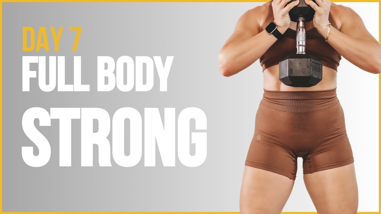 DAY 7//FULL BODY STRONG | Strength Training at Home [Advanced] Over 40