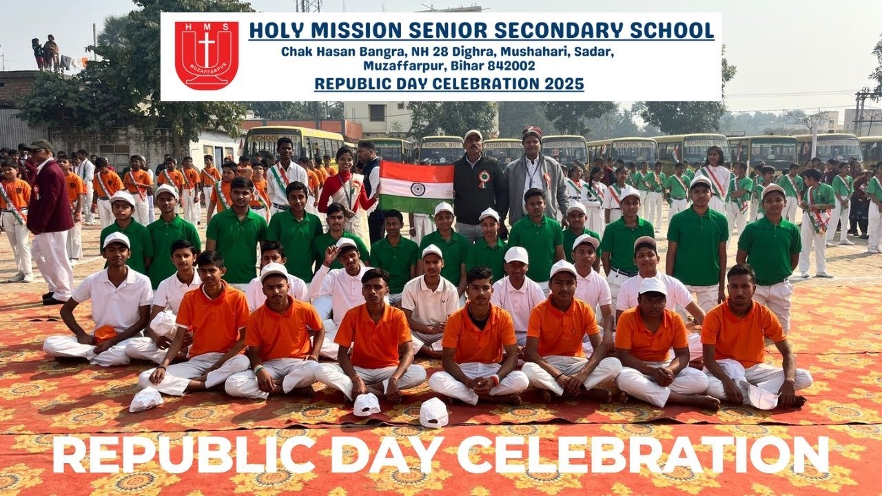 Holy Mission Senior Secondary School | Republic Day Celebration | Pyramid Formations | Muz. #hmsmuz