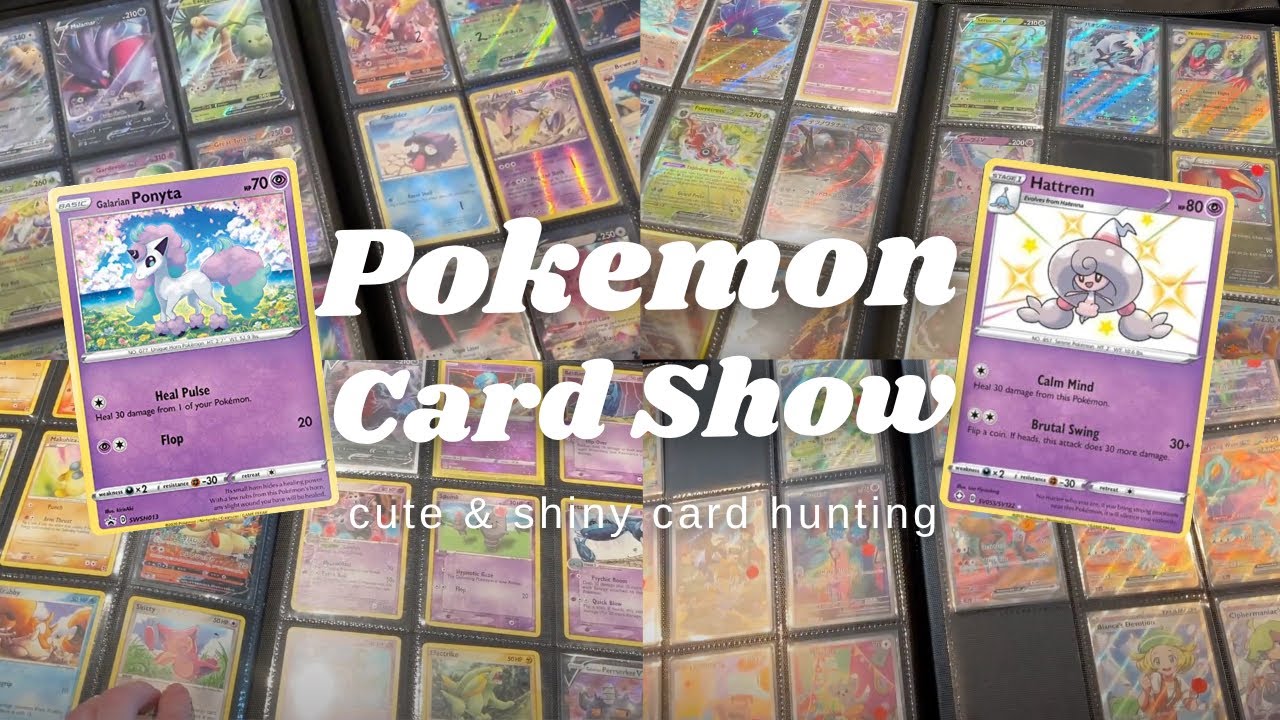 Pok&eacute;mon Card Show Vlog (collecting cute cards)