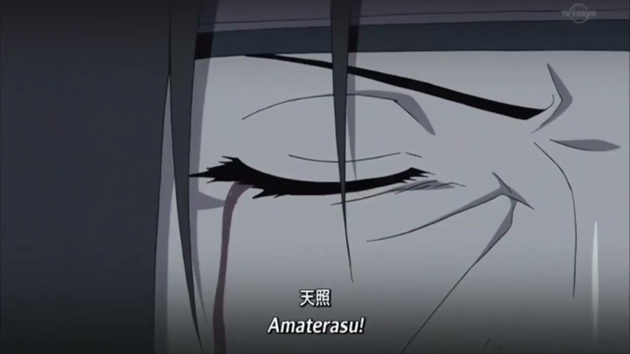 Itachi  Uses Amaterasu Against  Sounds effect 720 HD