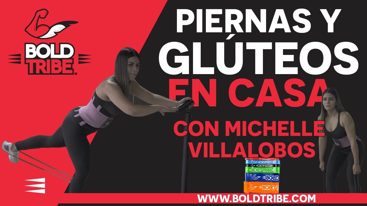 🔥 RUTINA [PIERNAS Y GLÚTEOS] con POWER BANDS | 4 EJERCICIOS para AUMENTAR GLÚTEOS | Bold Tribe 🍑