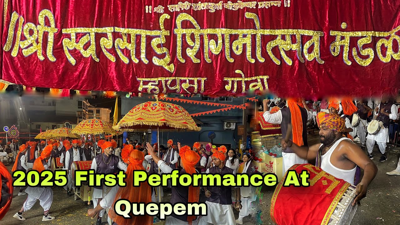 First- Fantastic Performance By Shree Swarsai Shigmotsav Mandal, Mapusa 2025 At Quepem.