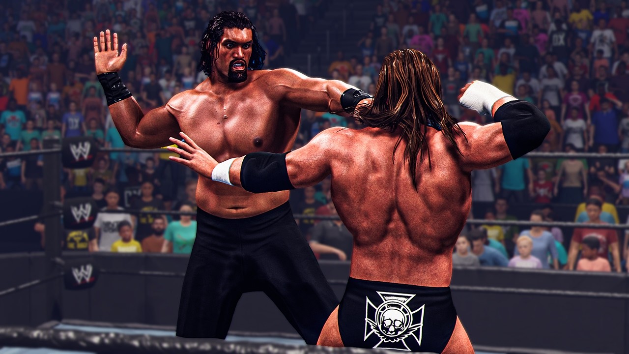 WWE 2K25 TRIPLE H VS THE GREAT KHALI ONE ON ONE MATCH GAMEPLAY