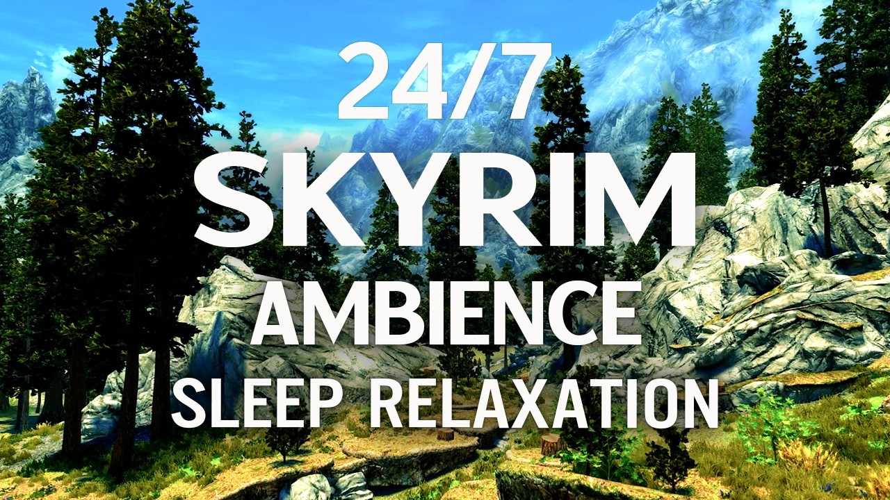 24/7 Skyrim Ambience & Music | Spring Forest in Skyrim
