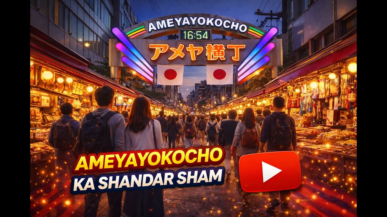 Ameyoko Market Tokyo | Japan ki sab se sasti market |Urdu Hindi Vlog