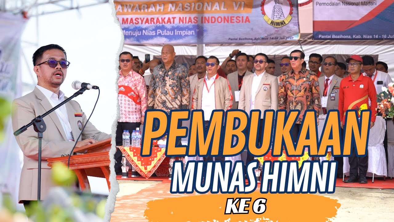 PEMBUKAAN MUSYAWARAH NASIONAL HIMNI KE VI - PANTAI BOZIHONA, KABUPATEN NIAS