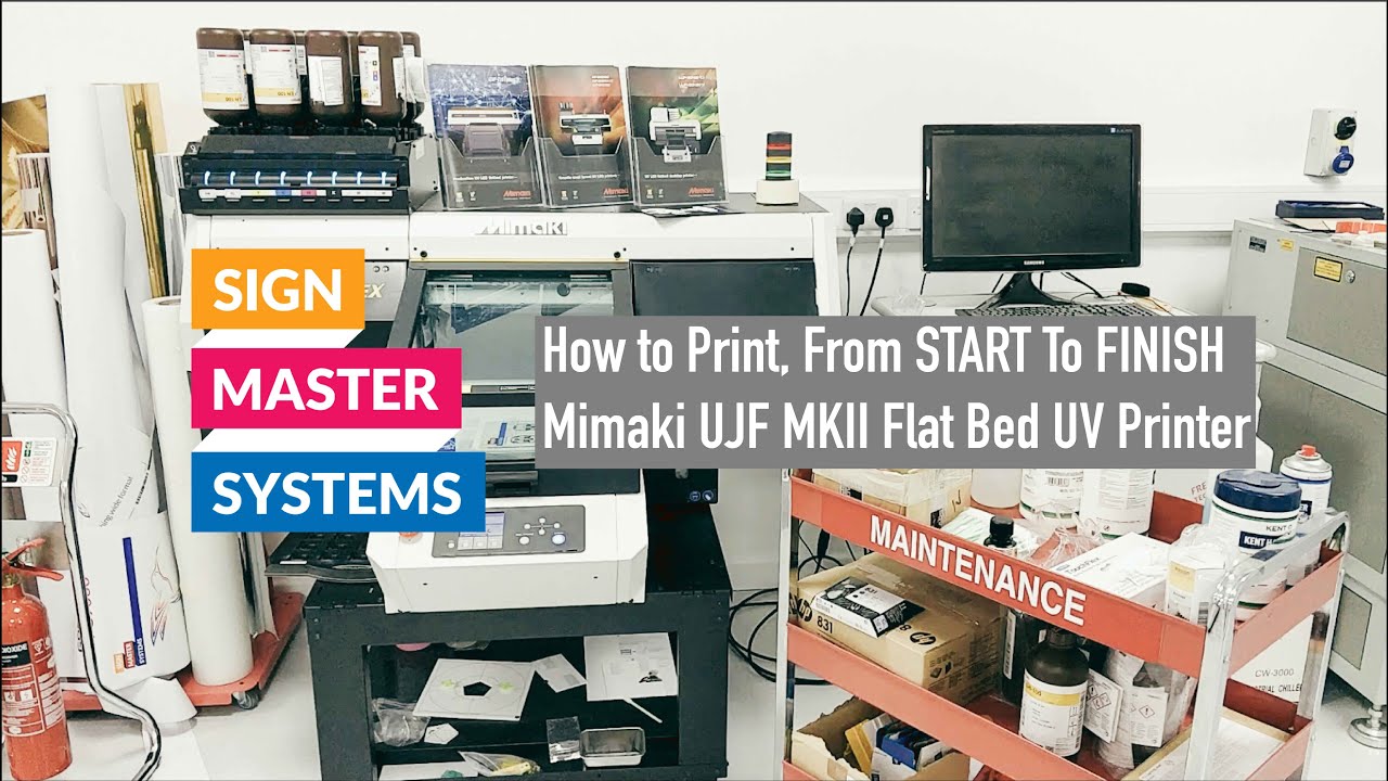 Mimaki UJF MKII Print From Start To Finish
