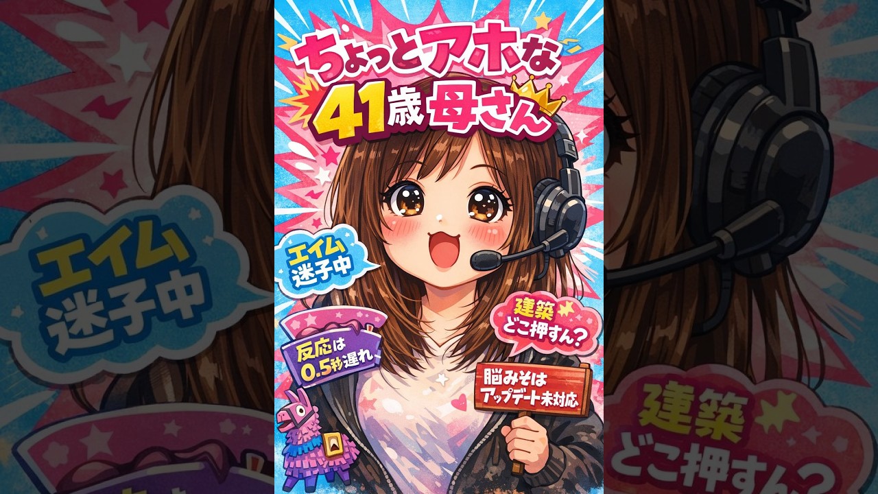 【参加型】強い人に勝ったらｗ　ゲームも全力で♡４１歳配信　＃マイクラ　＃フォートナイト　＃参加型　#フォートナイト
