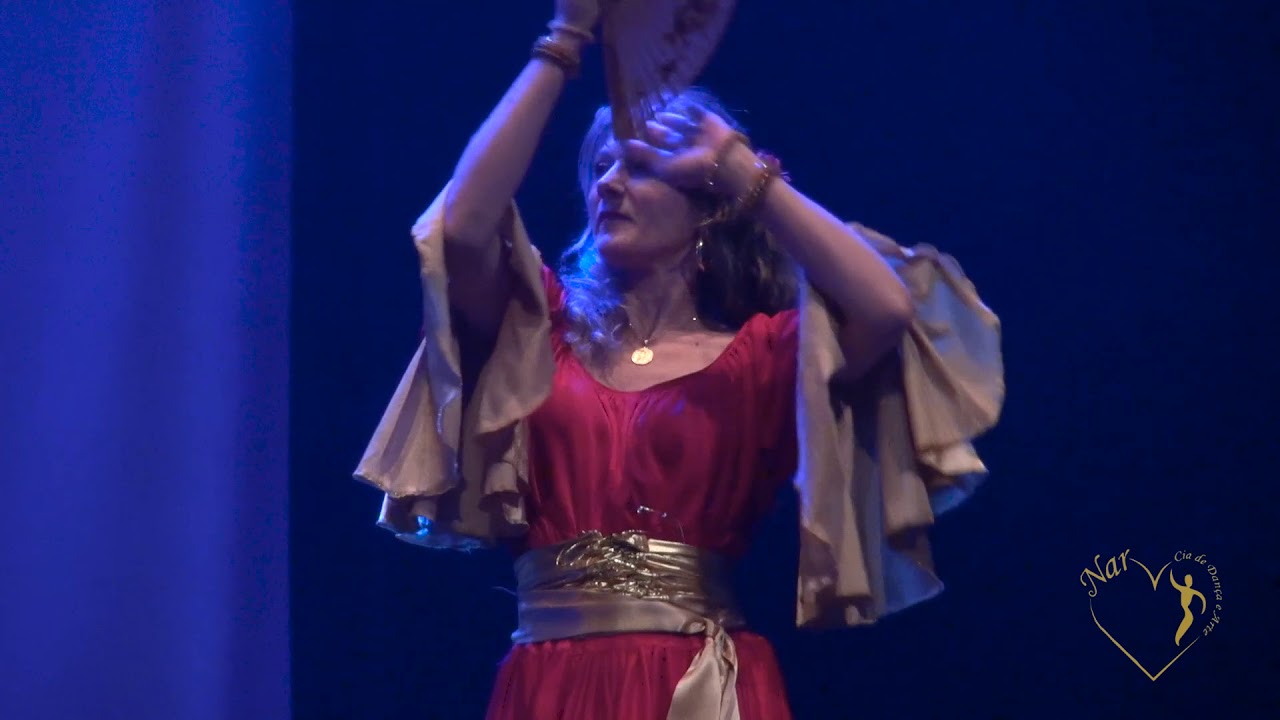 | ESPETÁCULO CABARET | Dança Cigana com Leques. Acampamento Cigano