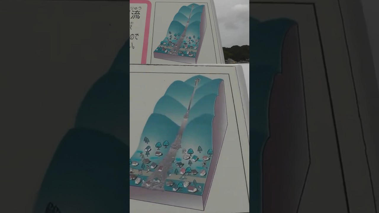🌸 Caution Ahead: Uncovering Landslide Warning Signs in Miho, Japan - softypapa shorts ⚠️🇯🇵🌄🏞️