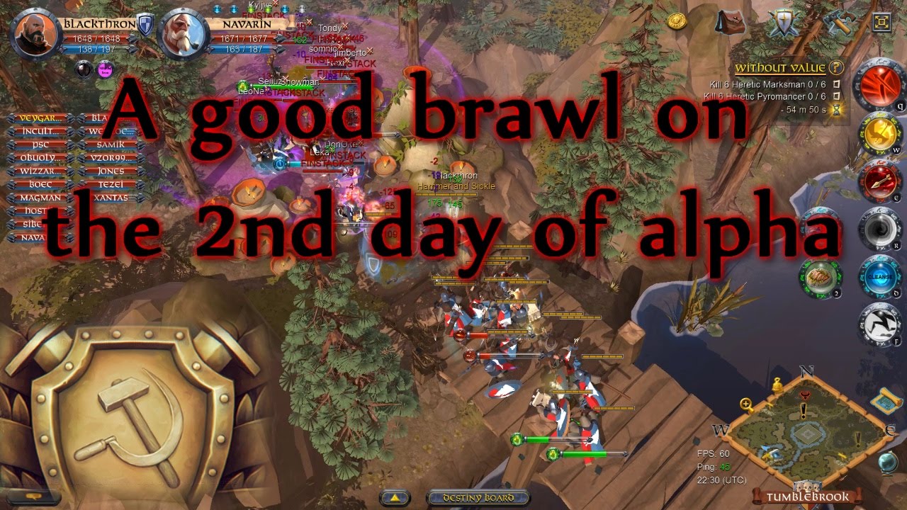 Albion Online: Guild PvP on 2nd Day of Summer'15 Alpha [18vs13]