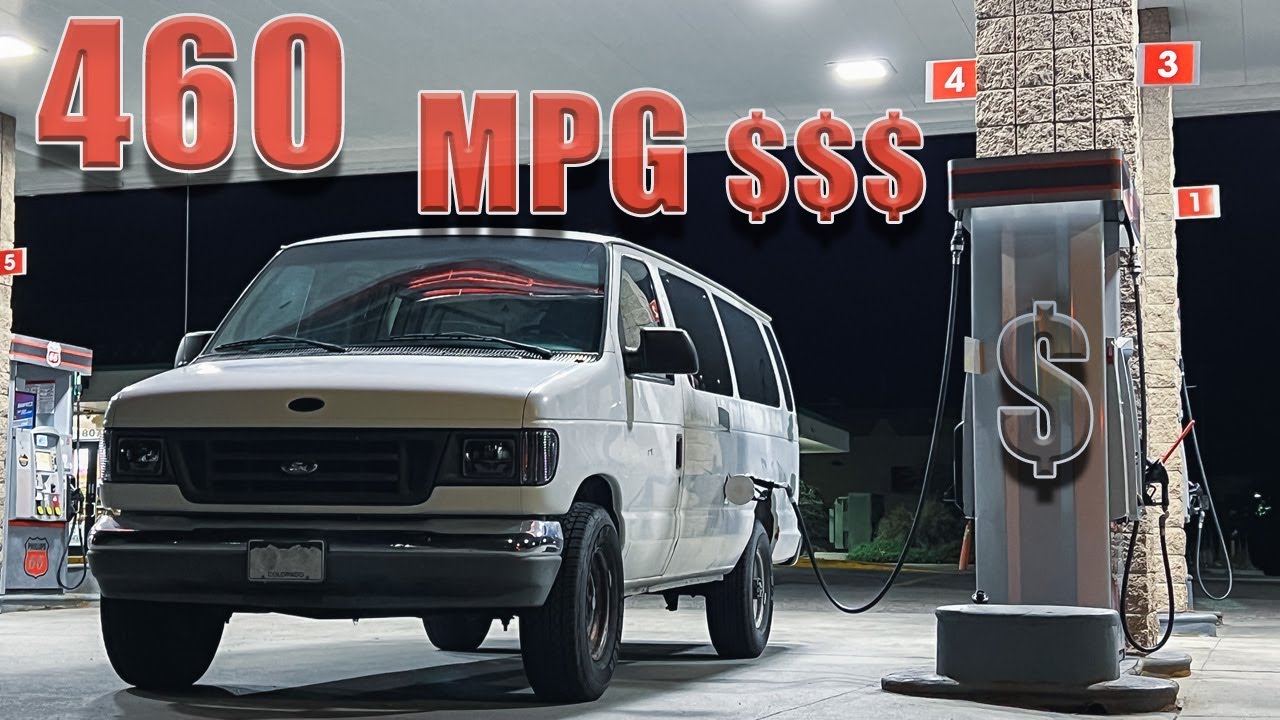 Ford's Big Block 460 Econoline Van Gas Mileage Test | Highway Only, Fully Unloaded