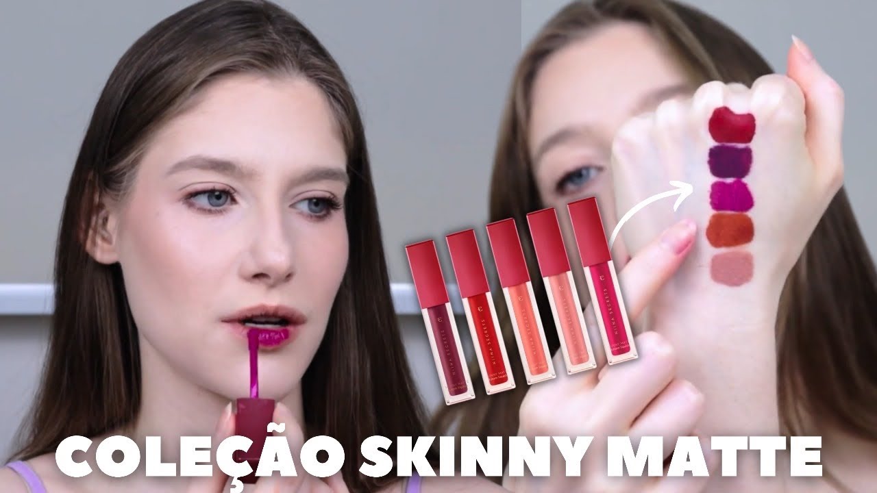 RESENHA COMPLETA E SINCERA DOS BATONS DA NIINA SECRETS - TESTEI TODAS AS CORES