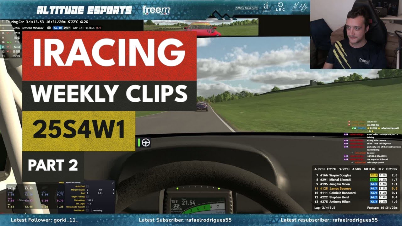iRacing Weekly Clips – Season 4 Week 1 (2025) | Part 2