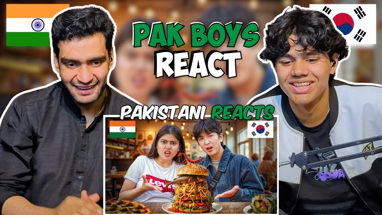 Pakistani Reaction On Korean Boy Tries Viral Indian Food for the First Time