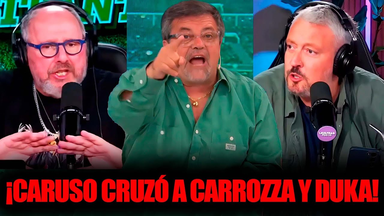 Caruso Lombardi CRUZÓ FUERTE a Carrozza y Duka