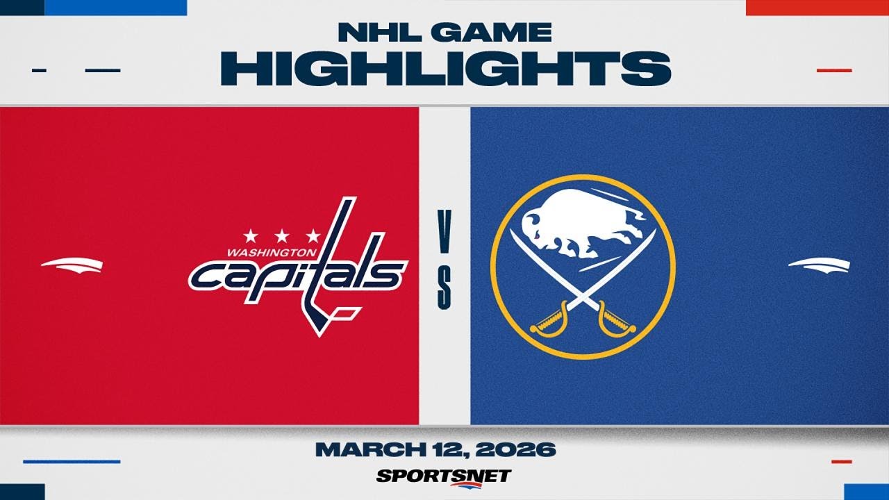 NHL Highlights | Capitals vs. Sabres - March 12, 2026