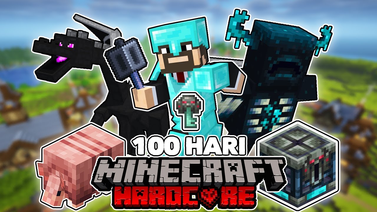 100 Hari Minecraft Hardcore 1.21 (One Hit One Kill Warden)