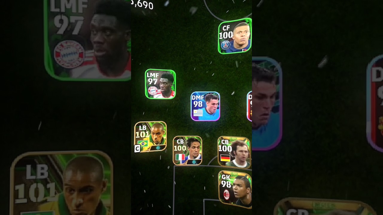 You can't beat this team☠️🔥 #efootball2023 #pesmobile #pes #efootball #shorts