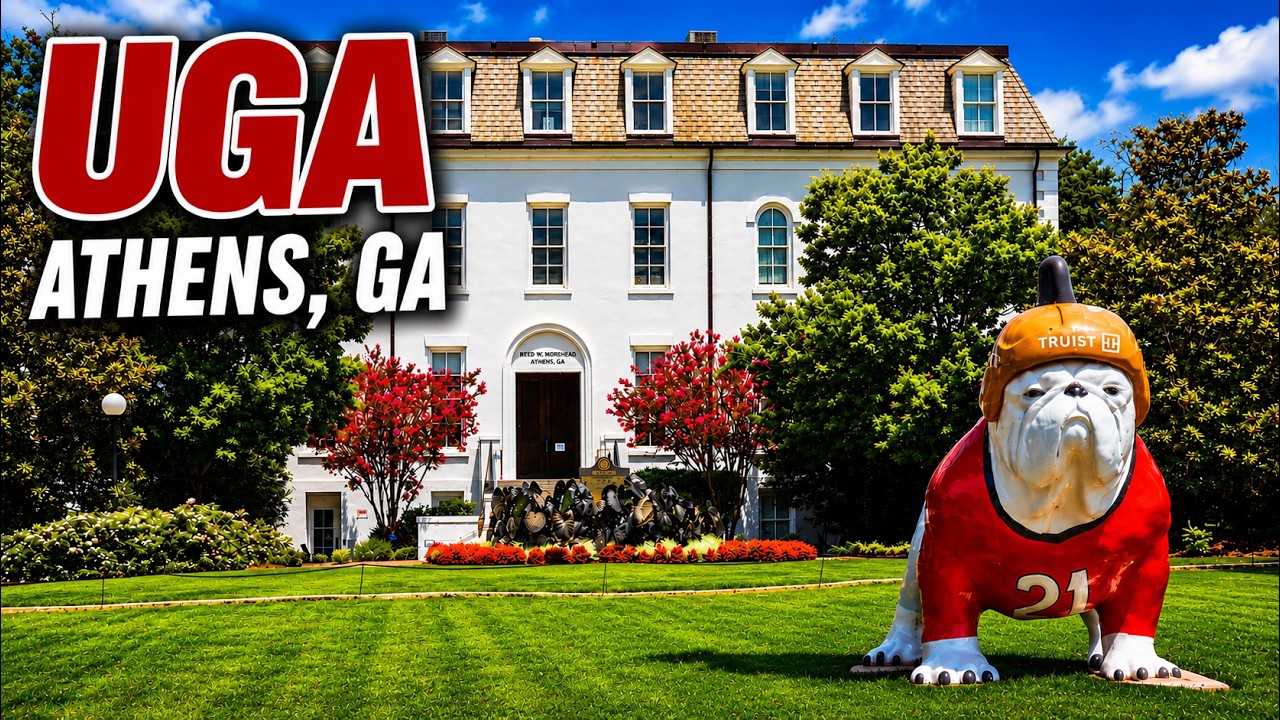 UGA Campus Tour & Downtown Athens: A Complete Guide! #uga