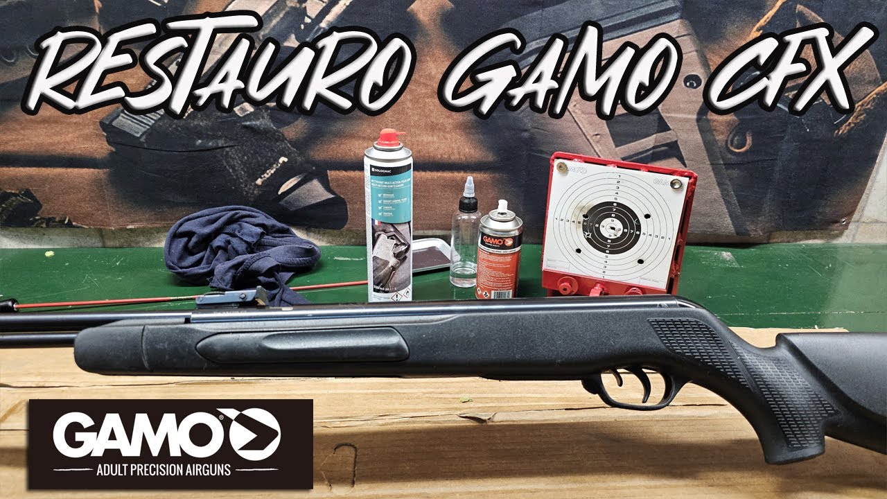 GAMO CFX POLIMERO, VAMOS A RESTAURARLA, SE QUEDA DE INFARTO