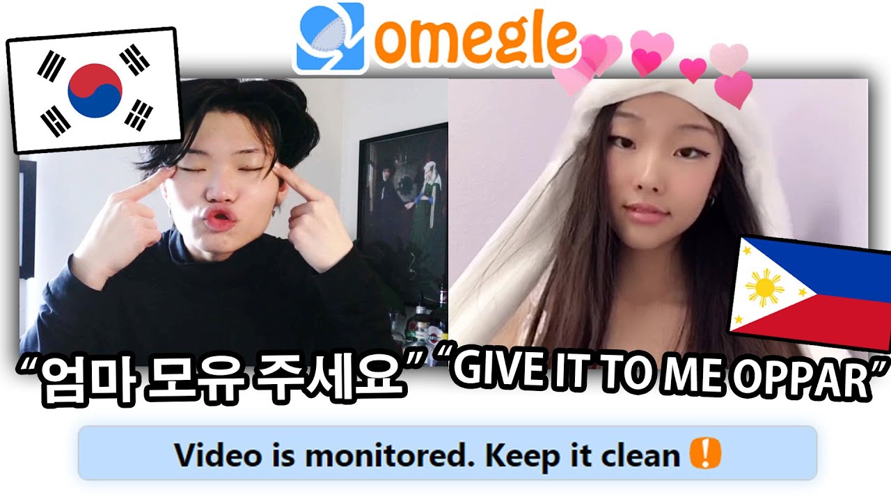 Can A Shy Innocent Korean Boy Survive On Omegle? (she simped)