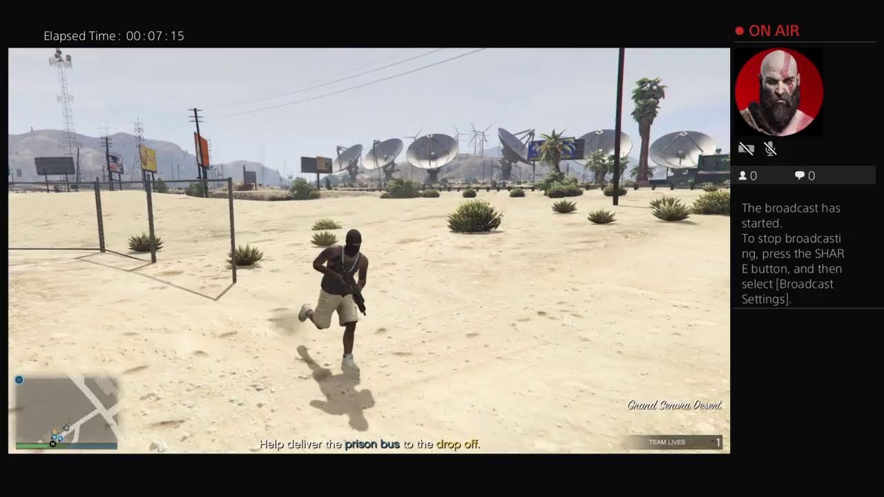 GTA 5 prison bus Heist