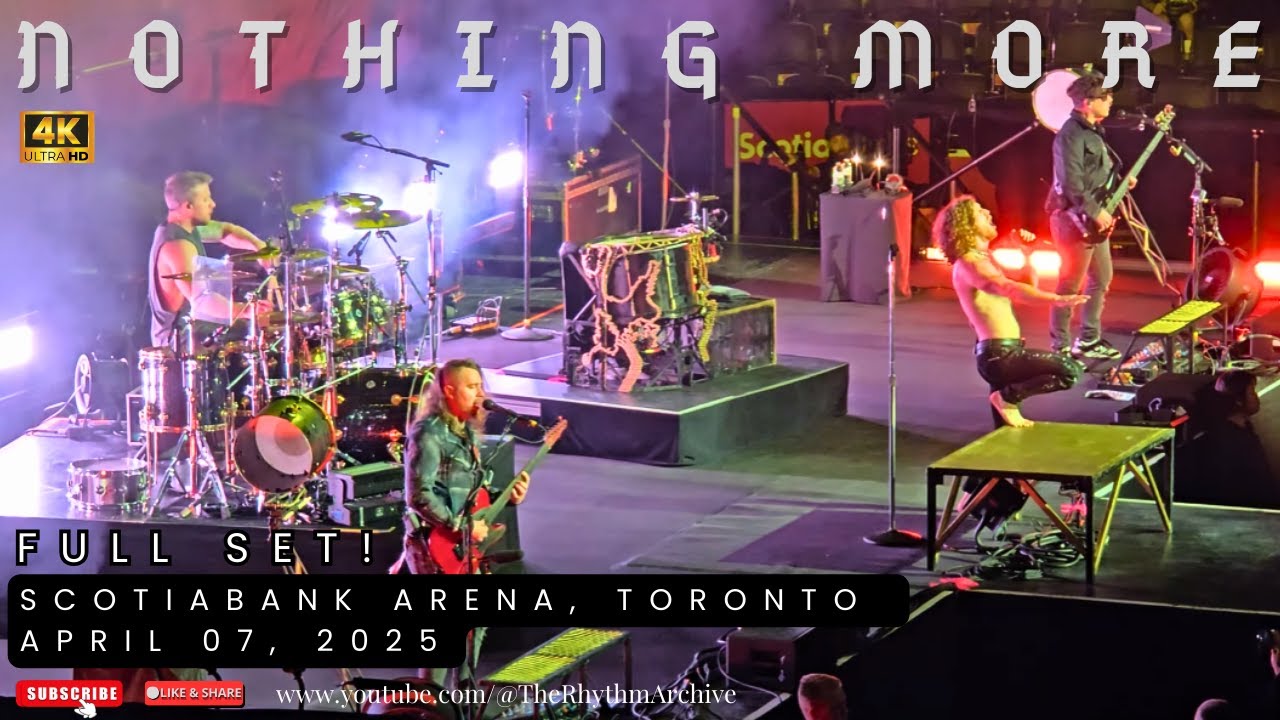 NOTHING MORE | Explosive Alternative Metal Live |Full Set |Scotiabank Arena |Toronto |April 07, 2025