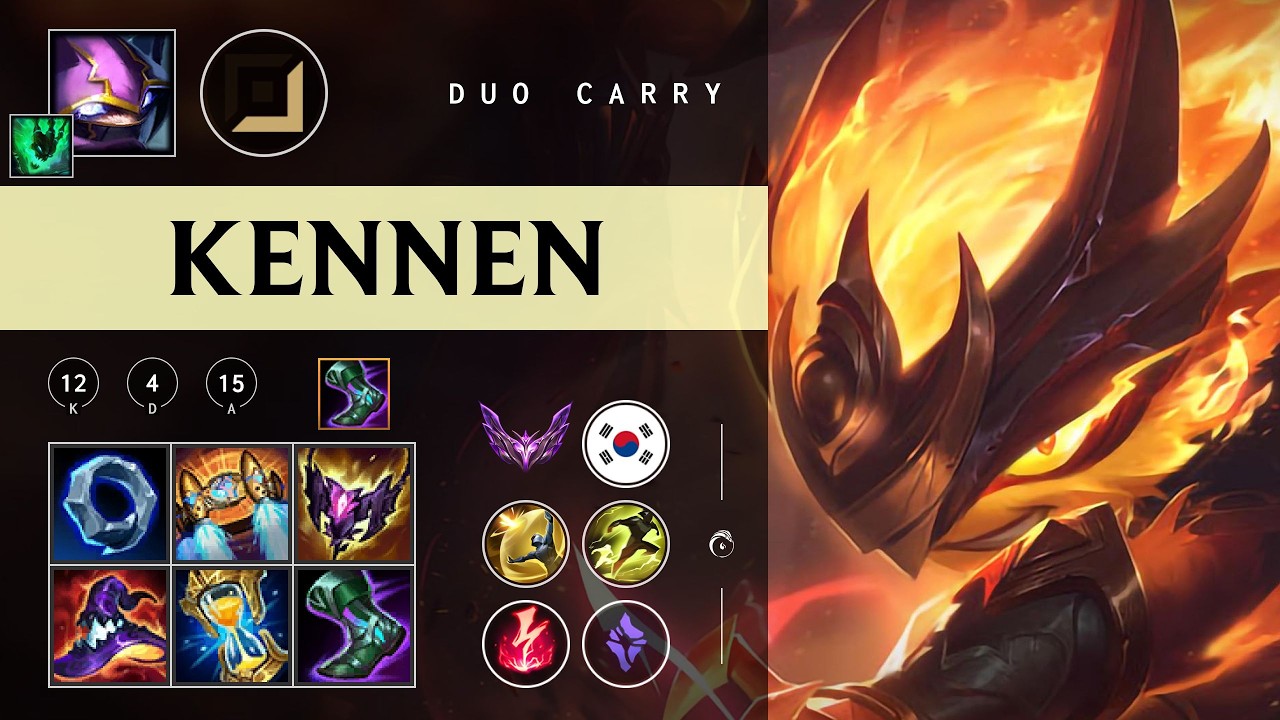 Kennen Carry vs Lucian - KR Master Patch 26.05