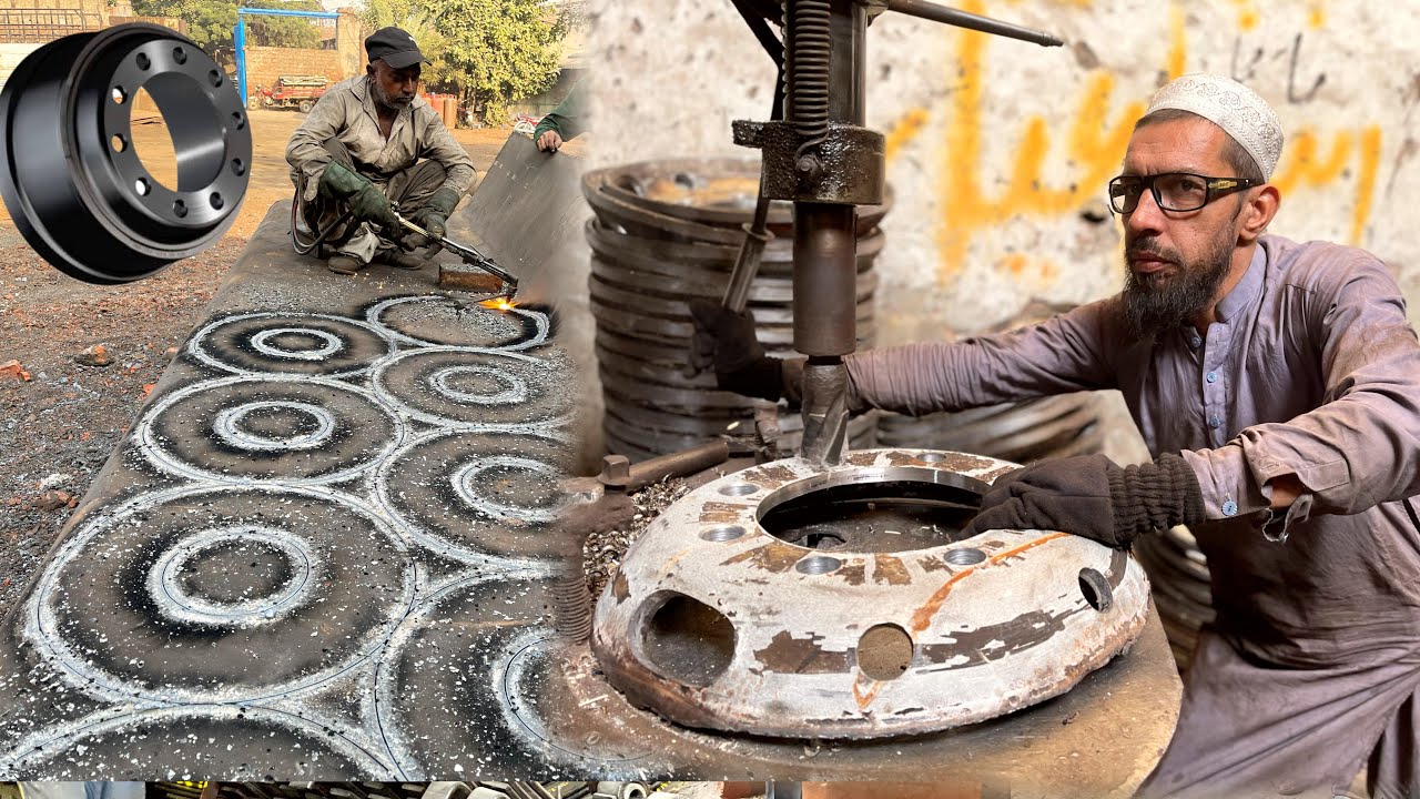 How Heavy Duty Truck Tyre Wheel Rim Plate are Made From Big Old Ships Sheet