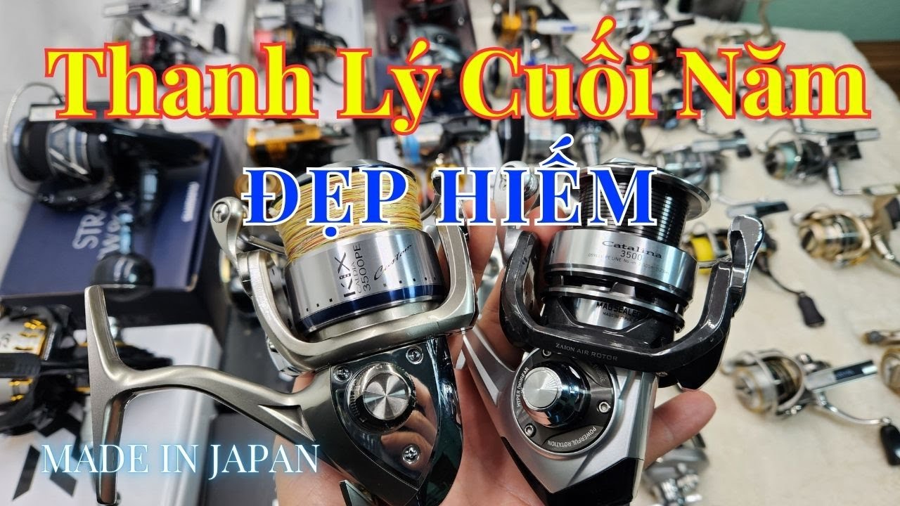 Thanh Lý Cuối Năm Lô Máy Câu Nhật Bản Chính Hãng | Shimano Daiwa #máycâulure #máycâunhật #cầncâunhật