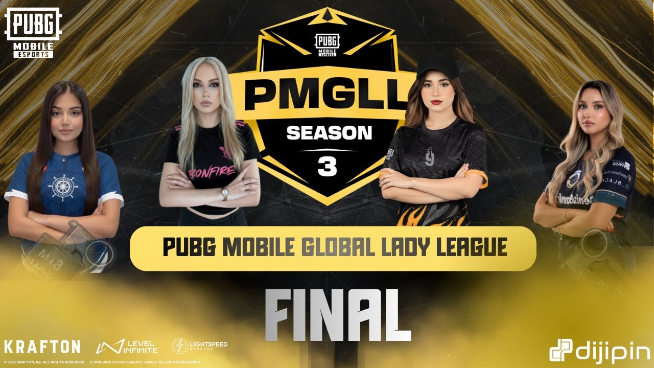 PUBG MOBİLE GLOBAL LADY LEAGUE 3. SEZON FİNAL 2. GÜN #pubgmobile