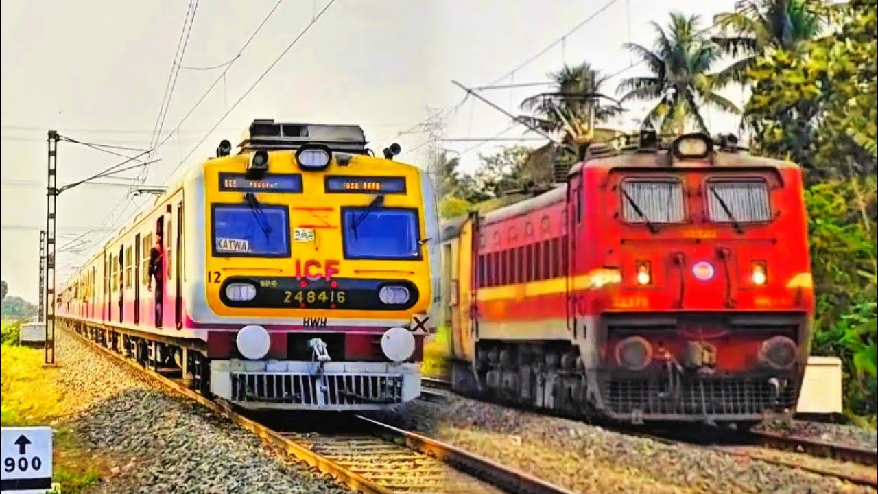 India Ka 100 Sal Purana Train engine 🚂 । Icf  and intercity express ⚡...