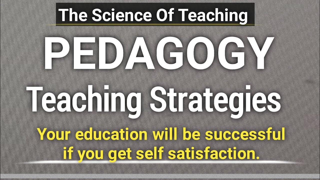 Pedagogy Teaching Strategies #pedagogy #education #mcqs