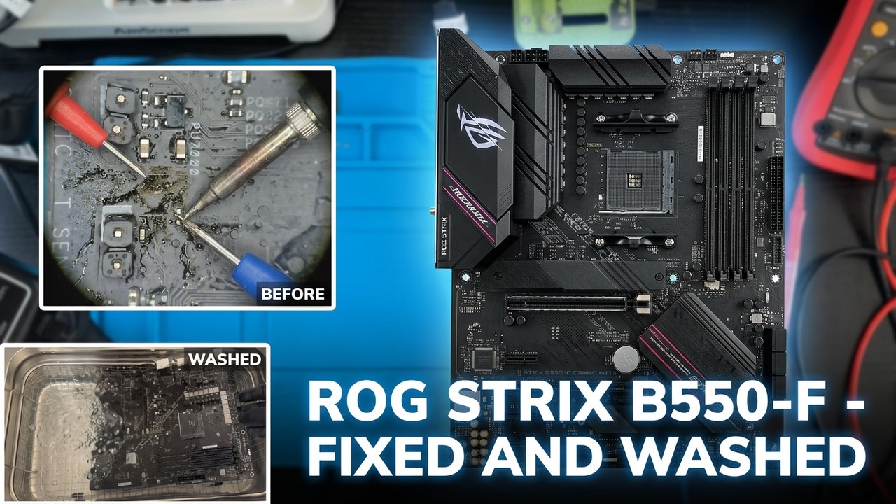No Power ASUS ROG STRIX B550-F | What Killed This Motherboard