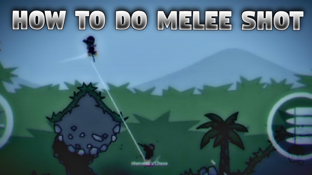 Mini militia - Learn how to do melee shot in mini militia #minimilitia #shot