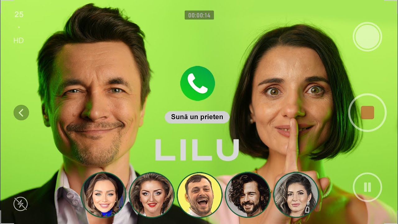 SUNĂ UN PRIETEN cu Lilu și prietenii ei: Alexandru Comerzan, Nicoleta Adam, Cornelia Ștefăneț ș.a.