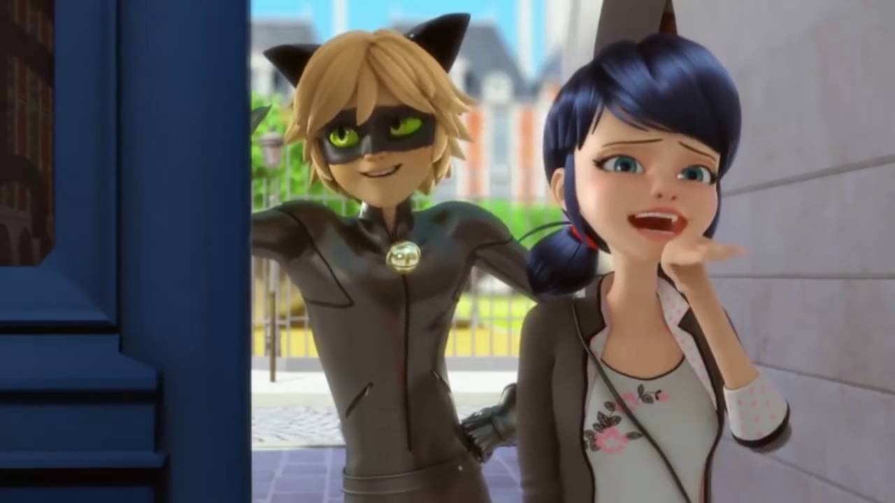 Miraculous - Cat Noir coquetea con Marinette (Espa&ntilde;ol Latino Fandub)