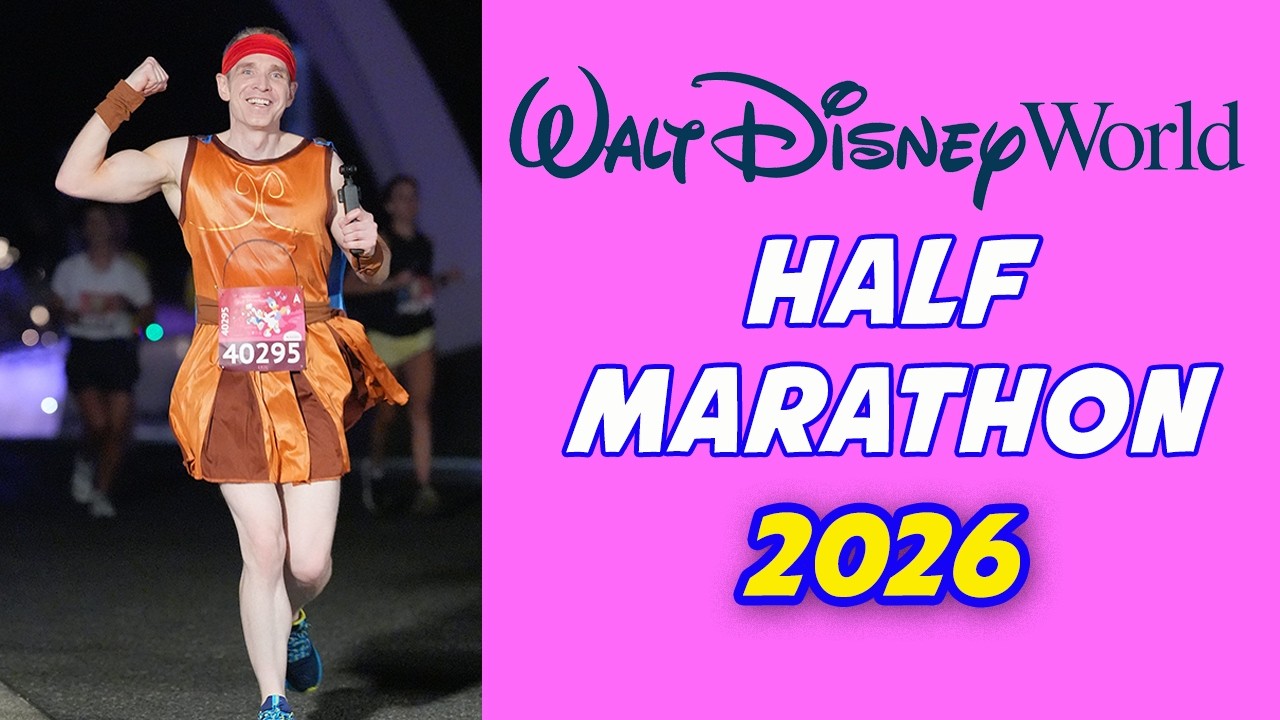 Running the 2026 Walt Disney World Half Marathon! All the Characters & Magic Every Mile!