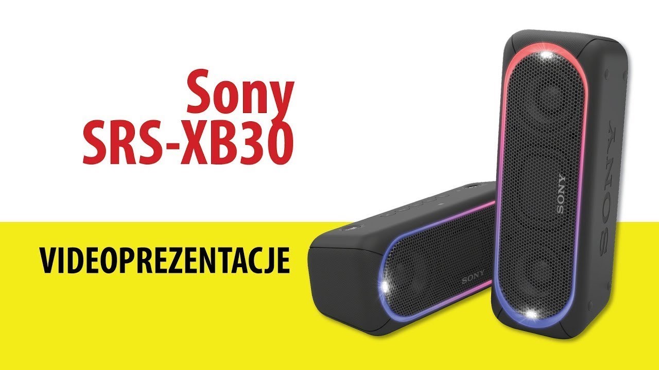 Głośnik mobilny SONY SRSXB30R