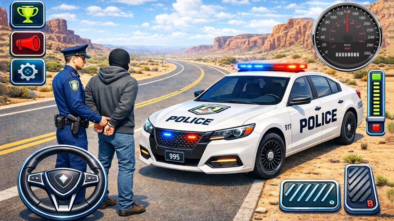 🚨 POLICE SIMULATOR 2026 🚔 INSANE Cop Chase vs Gangsters in Open World City! (Android Gameplay 3D)