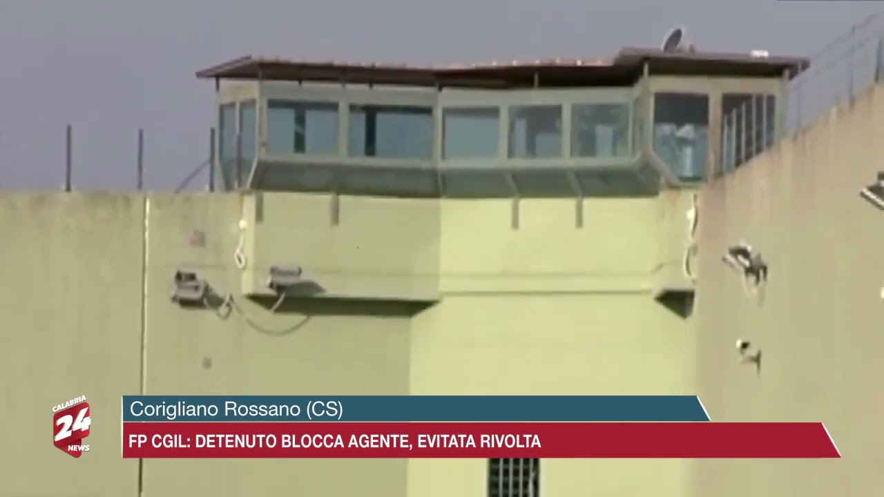 Corigliano Rossano (CS): FP CGIL Detenuto blocca agente. Evitata la rivolta