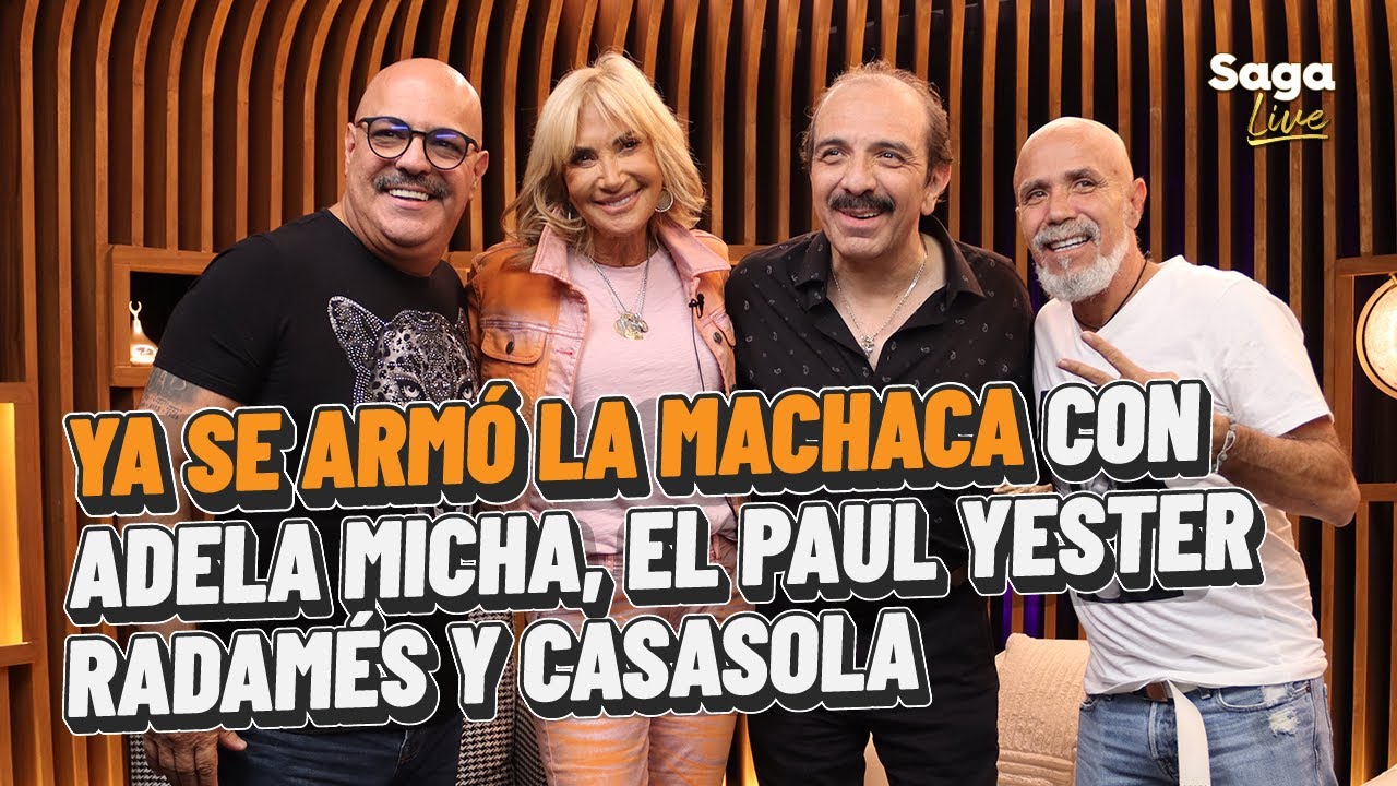 Adela Micha botada de la risa con LA MACHACA del Paul Yester, Radamés y Casasola | Saga Live