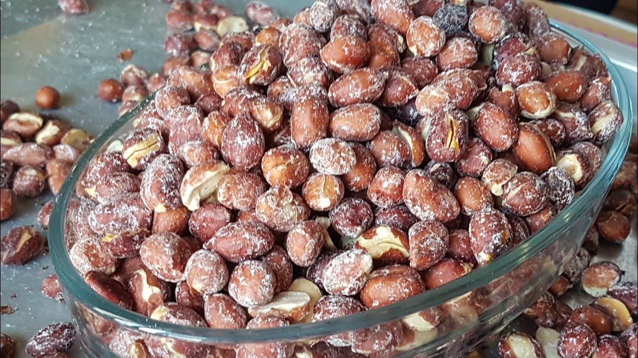 طريقة تحميص الفول السوداني الفستق @eamalcham