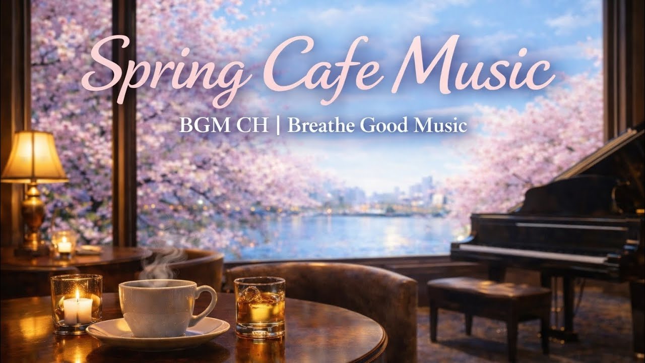 Spring Cafe Music | 春カフェBGM ☕🌸 作業用・勉強用・リラックスジャズ（3 Hours）
